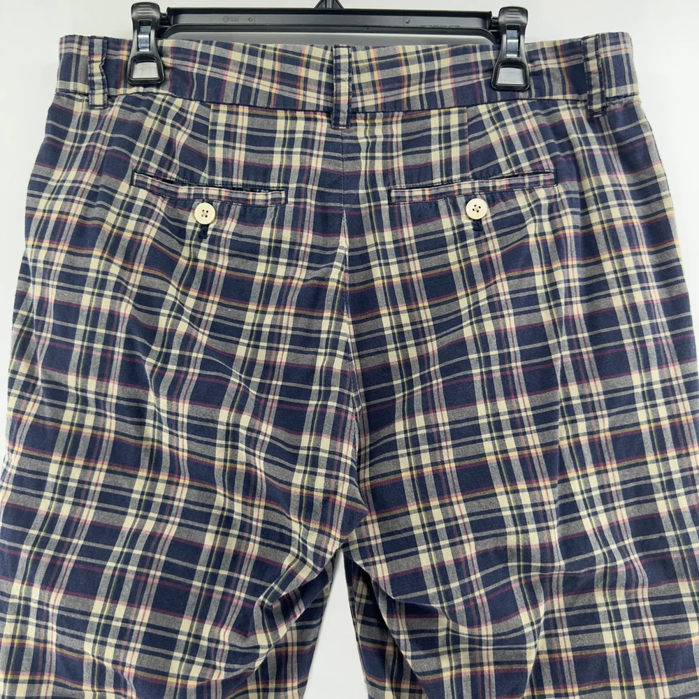 POLO RALPH LAUREN Lagenloook PREPPY Plaid Ankle Cropped TROUSERS Pants WOMENS 12 - Picture 7 of 10